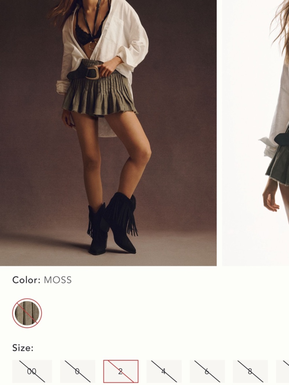 New Anthropologie Pleated Linen Skorty Shorts